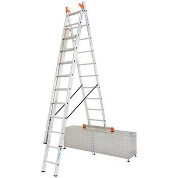 Krause Monto mnogonamenske merdevine Tribilo 3x10 gazišta kontra nastavak 129765 Krause Monto mnogonamenske merdevine Tribilo 3x10 gazišta kontra nastavak 129765