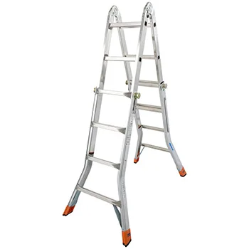 Krause Monto teleskopske zglobne merdevine Telematic 4x4 gazišta 129956 Krause Monto teleskopske zglobne merdevine Telematic 4x4 gazišta 129956