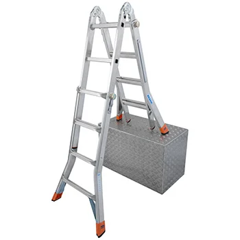 Krause Monto teleskopske zglobne merdevine Telematic 4x4 gazišta 129956 Krause Monto teleskopske zglobne merdevine Telematic 4x4 gazišta 129956