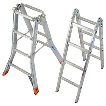 Krause Monto teleskopske zglobne merdevine Telematic 4x4 gazišta 129956 Krause Monto teleskopske zglobne merdevine Telematic 4x4 gazišta 129956