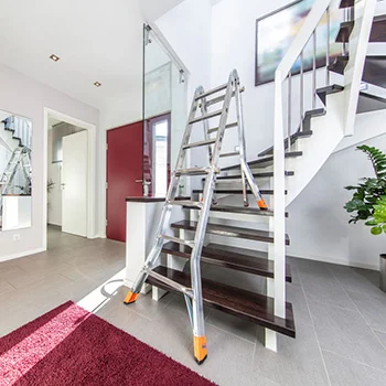 Krause Monto teleskopske zglobne merdevine Telematic 4x4 gazišta 129956 Krause Monto teleskopske zglobne merdevine Telematic 4x4 gazišta 129956