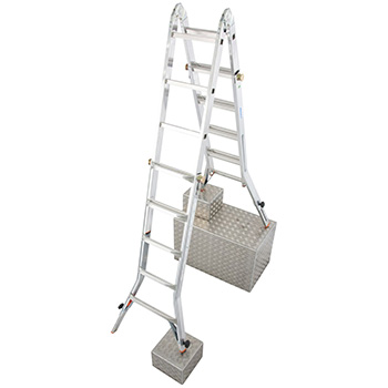 Krause Monto teleskopske zglobne merdevine sa 4 produživa kraka TeleVario 4x5 gazišta 129987 Krause Monto teleskopske zglobne merdevine sa 4 produživa kraka TeleVario 4x5 gazišta 129987