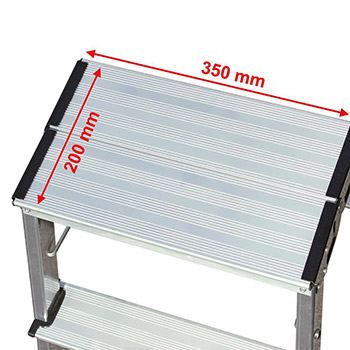 Krause Monto sklopive merdevine Treppy 2x2 gazišta 130013 Krause Monto sklopive merdevine Treppy 2x2 gazišta 130013