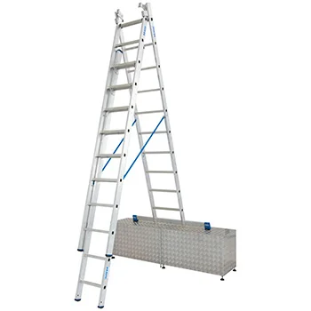 Krause Stabilo mnogonamenske merdevine 3x10 gazišta kontra nastavak 133762-1