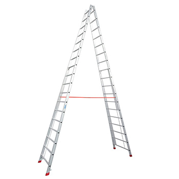 Krause Stabilo sigurnosne obostrane merdevine 2x18 gazišta 801753 Krause Stabilo sigurnosne obostrane merdevine 2x18 gazišta 801753