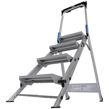 Krause Stabilo sklopive merdevine sa podešavajućim rukohvatom 4 gazišta 810311-3