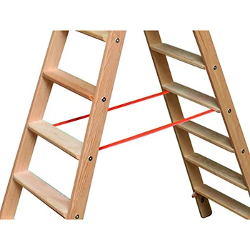 Krause Stabilo stepeničaste drvene merdevine 2x10 gazišta 818270-4