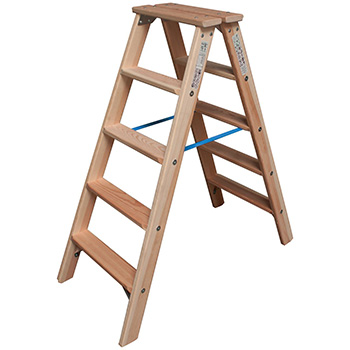 Krause Stabilo drvene stepenaste merdevine 2x5 gazišta 818423 Krause Stabilo drvene stepenaste merdevine 2x5 gazišta 818423