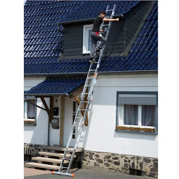 Krause Monto merdevine na izvlačenje Fabilo 2x15 gazišta 129321-4