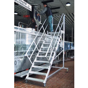 Krause pokretne stepenice sa platformom 10 gazišta nagib 45° 600mm 827890 Krause pokretne stepenice sa platformom 10 gazišta nagib 45° 600mm 827890