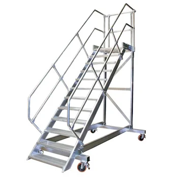 Krause pokretne stepenice sa platformom 10 gazišta nagib 45° 1000mm 828293 Krause pokretne stepenice sa platformom 10 gazišta nagib 45° 1000mm 828293