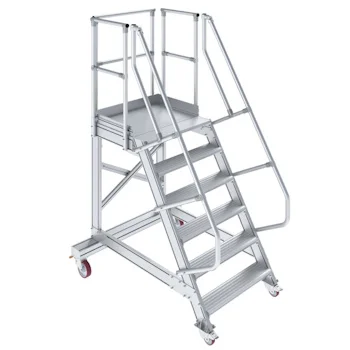 Krause pokretne stepenice sa platformom 6 gazišta nagib 60° 1000mm 829054-1