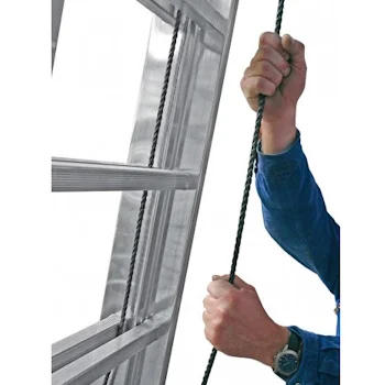 Krause Robilo dvodelne merdevine sa užetom na izvlačenje 2x18 gazišta 129871 Krause Robilo dvodelne merdevine sa užetom na izvlačenje 2x18 gazišta 129871