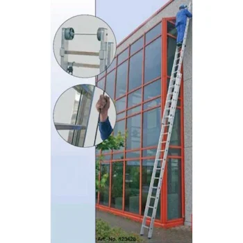 Krause Stabilo dvodelne merdevine sa užetom na izvlačenje 2x24 gazišta 800725 Krause Stabilo dvodelne merdevine sa užetom na izvlačenje 2x24 gazišta 800725