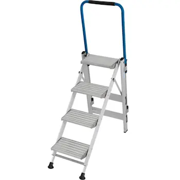 Krause Stabilo sklopive merdevine sa podešavajućim rukohvatom 4 gazišta 810533