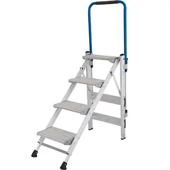 Krause Stabilo sklopive merdevine sa podešavajućim rukohvatom 4 gazišta 810533-1