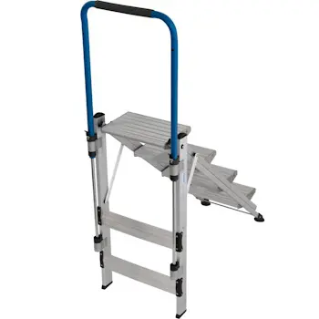 Krause Stabilo sklopive merdevine sa podešavajućim rukohvatom 4 gazišta 810533-2