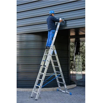 Krause TRBS Stabilo mnogonamenske merdevine + S 3x8 gazišta kontra nastavak 131652-3