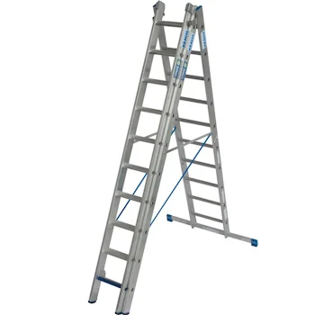 Krause TRBS Stabilo mnogonamenske merdevine + S 3x10 gazišta kontra nastavak 131669 Krause TRBS Stabilo mnogonamenske merdevine + S 3x10 gazišta kontra nastavak 131669