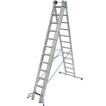 Krause TRBS Stabilo mnogonamenske merdevine + S 3x12 gazišta kontra nastavak 131676-2