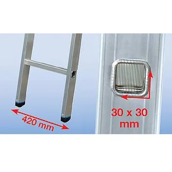 Krause Stabilo prislone merdevine 20 gazišta 133175-2