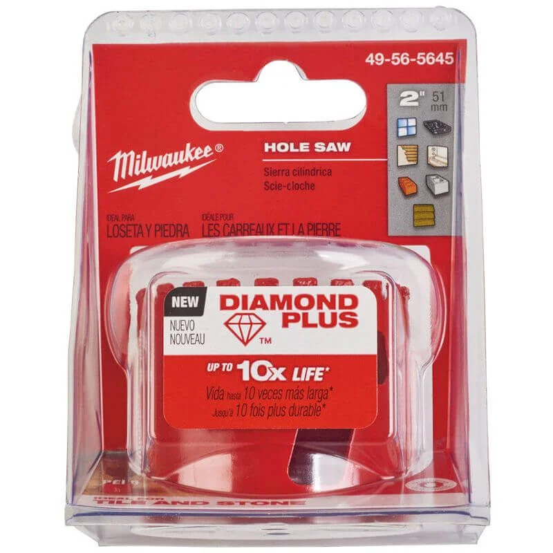 Milwaukee dijamantska kruna 51mm Diamond Plus za suvo/mokro bušenje 49565645 Milwaukee dijamantska kruna 51mm Diamond Plus za suvo/mokro bušenje 49565645