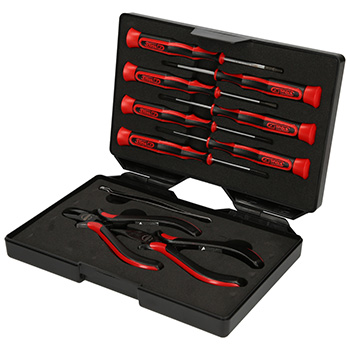KS Tools akcijski komplet - set alata za preciznu mehaniku 10-delni 500.7180 + klešta mini špic zaobljena ESD 500.7076 KS Tools akcijski komplet - set alata za preciznu mehaniku 10-delni 500.7180 + klešta mini špic zaobljena ESD 500.7076