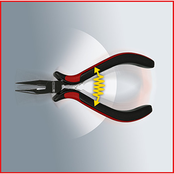 KS Tools akcijski komplet - set alata za preciznu mehaniku 10-delni 500.7180 + klešta mini špic zaobljena ESD 500.7076-4