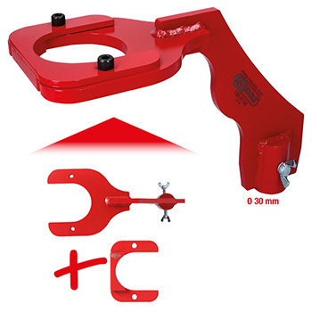 KS Tools McPherson držači amortizera za dizalicu prenosnika, 4-delni 160.0195 KS Tools McPherson držači amortizera za dizalicu prenosnika, 4-delni 160.0195