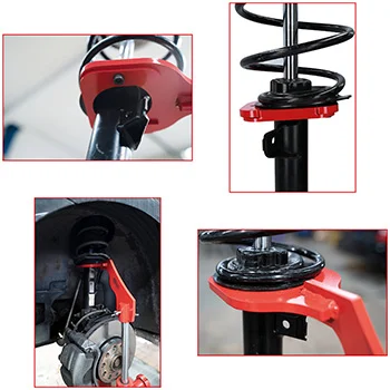 KS Tools McPherson držači amortizera za dizalicu prenosnika, 4-delni 160.0195 KS Tools McPherson držači amortizera za dizalicu prenosnika, 4-delni 160.0195