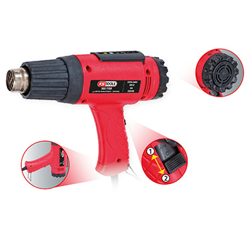 KS Tools uređaj za vruć vazduh, set sa 4 dodatka 960.1190 KS Tools uređaj za vruć vazduh, set sa 4 dodatka 960.1190