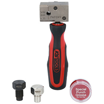KS Tools FLAREFIXeco 4,75 mm univerzalni set za obradu ivica kočionih vodova, 4-delni 122.1215 KS Tools FLAREFIXeco 4,75 mm univerzalni set za obradu ivica kočionih vodova, 4-delni 122.1215