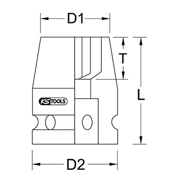 KS Tools duboka gedora 3/4