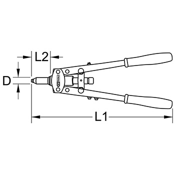 KS Tools klešta za zakivke 315mm 150.9625-5