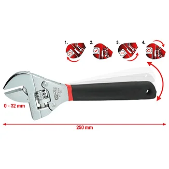 KS Tools viličasti valjkasti ključ s ustavljačem, 0-32mm 577.0352 KS Tools viličasti valjkasti ključ s ustavljačem, 0-32mm 577.0352