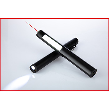 KS Tools LED COB Stripe kontrolna lampa 350 lumena s UV spot LED i laserskim pokazivačem 150.4400-7