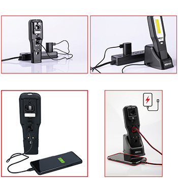 KS Tools mobilna radionička ručna LED lampa, preklopna, 550 lumena 150.4490 KS Tools mobilna radionička ručna LED lampa, preklopna, 550 lumena 150.4490