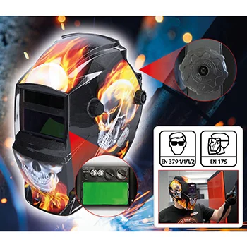 KS Tools zaštitna kaciga za zavarivače Flame Design 310.0155 KS Tools zaštitna kaciga za zavarivače Flame Design 310.0155