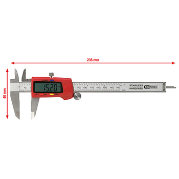 KS Tools digitalni klizni merač 0-150mm 300.0532 KS Tools digitalni klizni merač 0-150mm 300.0532
