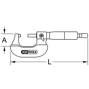 KS Tools mikrometar, 25-50mm 300.0556-3