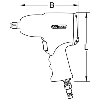 KS Tools pneumatski udarni odvijač 1/2