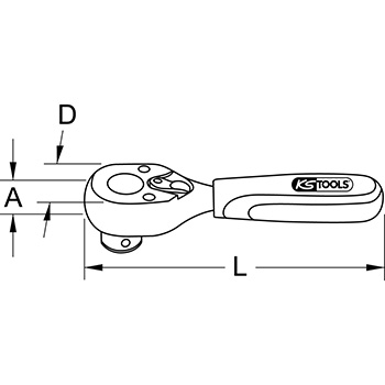 KS Tools mini račna za bitove 1/4