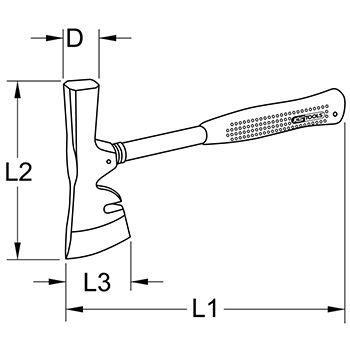 KS Tools gipsarska sekira 600g 142.2013-4