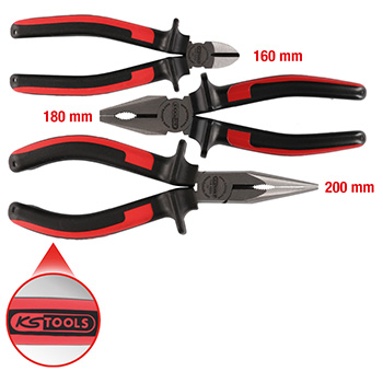 KS Tools set ERGOTORQUE klešta 3-delni 115.1010 KS Tools set ERGOTORQUE klešta 3-delni 115.1010