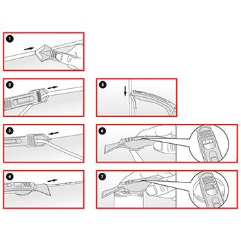 KS Tools FUGENFIX set strugača i skidača silikona, 7-delni 116.1050-4