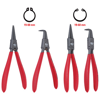 KS Tools set klešta za sigurnosne prstenove 19-60mm, 4-delni 119.2055 KS Tools set klešta za sigurnosne prstenove 19-60mm, 4-delni 119.2055