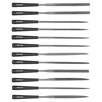 KS Tools set igličastih turpija 12-delni 140.3050-1