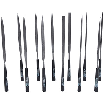 KS Tools set igličastih turpija 12-delni 140.3050 KS Tools set igličastih turpija 12-delni 140.3050