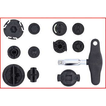 KS Tools set specijalnih profila za servisiranje ulja 3/8