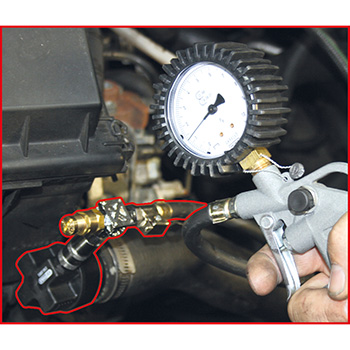 KS Tools ispitni kofer za turbo punjač vazdušnog sistema, 17-delni set 150.2520-4